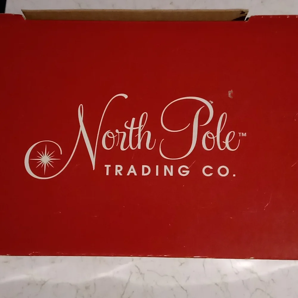 North Pole Trading 4 Piece Waterglobe Train Set